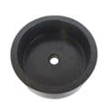 Black  Polished Marble Drum Sink 40 cm